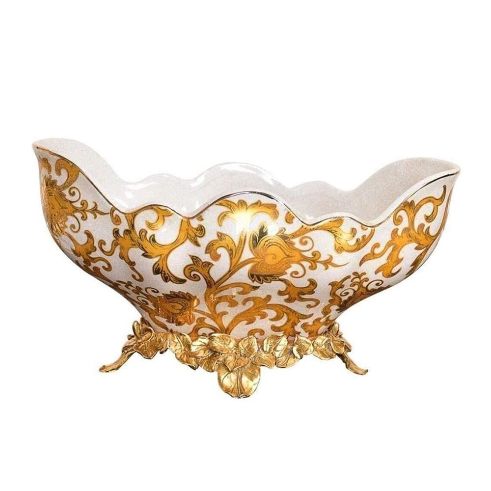 Exquisite Obstschalenhalter Keramische Schüssel für Küchenzähler & Tischdekor - Dekorative Fruchtschale mit kreativem Design - Perfekter Mittelpunkt für Desserts und mehr