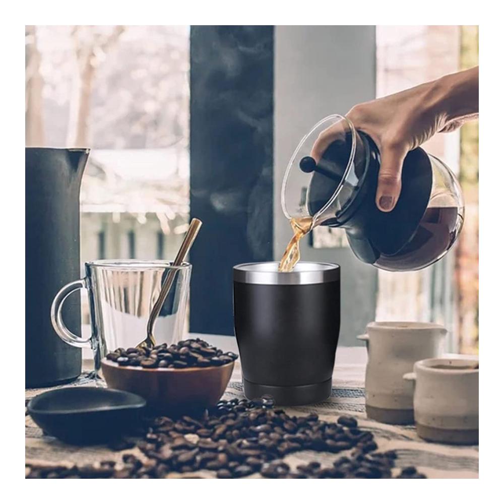 Hochwertige Thermosflasche aus 304 Edelstahl | Isolierflasche 300 ml für Büro & Unterwegs | Trinkbecher für Männer & Frauen | Hält Getränke warm & kalt | Ideal für Kaffee & Wasser