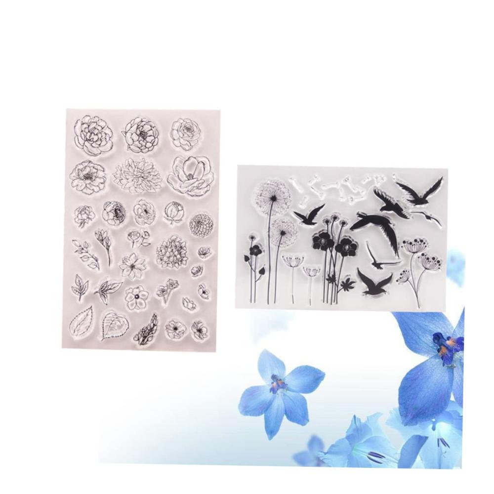 Entdecken Sie Kreativität mit 6 Stück Sticker-Sammlung | Premium Silikon-Stempel für Scrapbooking Karten & mehr | Tierische Motive transparente Designs | DIY Kunst und Dekoration für Ihr Sammelalbum