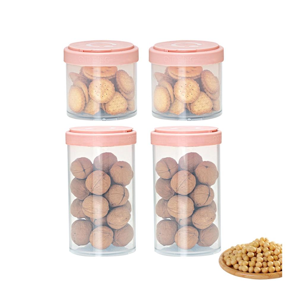 Entdecken Sie die ultimative Organisation Vorratsdosen-Set für Lebensmittel - 4 luftdichte Glasbehälter für die perfekte Speisekammer. Behalten Sie Müsli Nudeln Mehl und Zucker frisch mit stilvollen Deckeln. Maximale Frische minimales Chaos