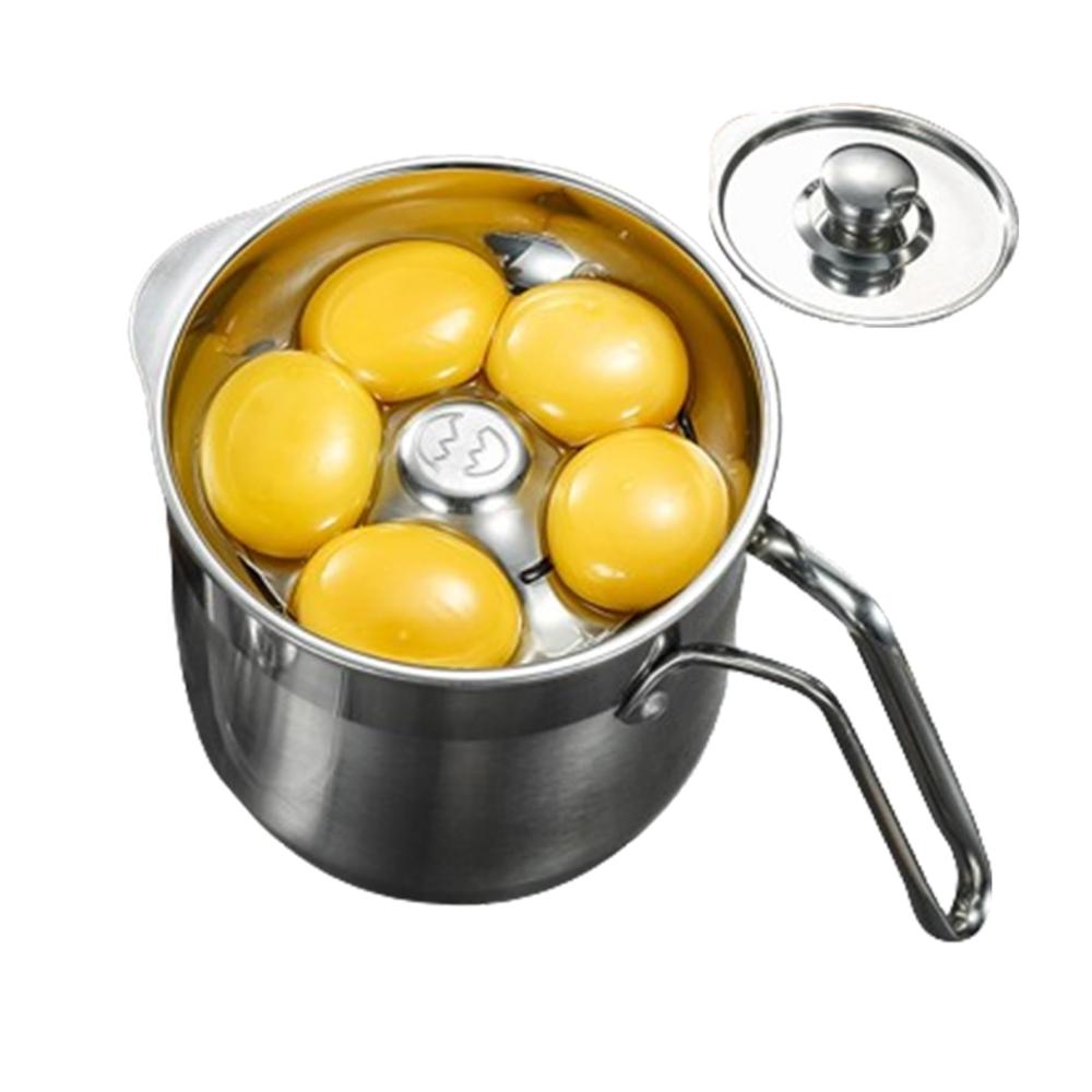 Eierschneider aus Edelstahl mit Becherdeckelgriff | Schmutzfreies Eiertrenner-Werkzeug für sauberes Trennen von Eigelb und Eiweiß | Filterbackwerkzeug für perfekte Puddings Kuchen und Cremes | Eierhalter für die Herstellung mehrerer Eier