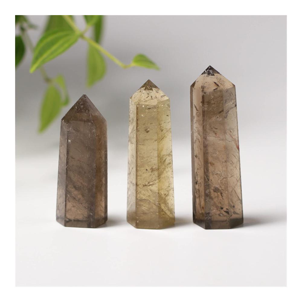 Erwecken Sie Ihren Zimmerbrunnen zum Leben mit diesem wunderschönen 1 STÜCK Natürlicher Edelstein-Kristall-Spitzenstab aus Amethyst-Rosenquarz. Perfekt als Zimmerbrunnenzubehör und für eine einzigartige Heimdekoration. Gönnen Sie sich diese Kristallsäule als Behandlungsstein für Ihr Zuhause