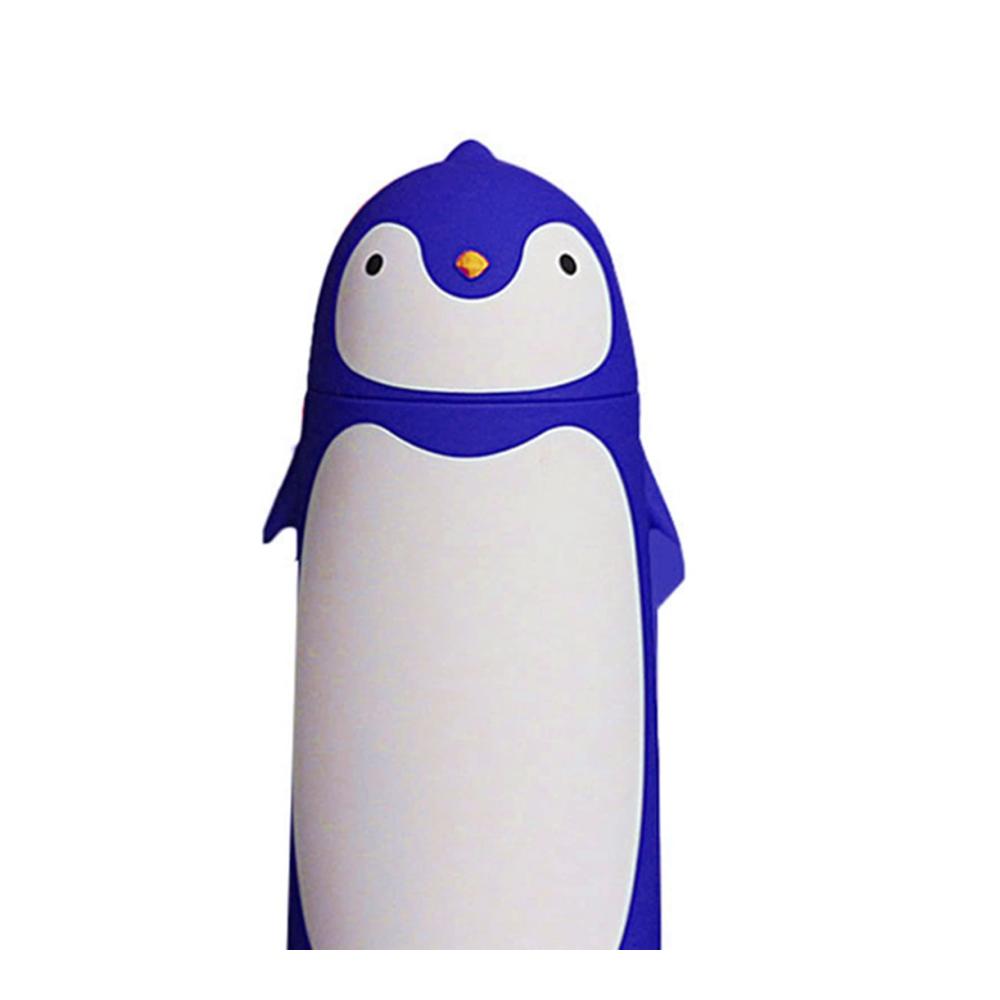 Isolierte Thermosflasche 300ml im niedlichen Pinguin-Design | Tragbarer Wasserbecher für Büro und Outdoor | Tee-Flasche | Hält Getränke warm/kalt | Ideales Geschenk