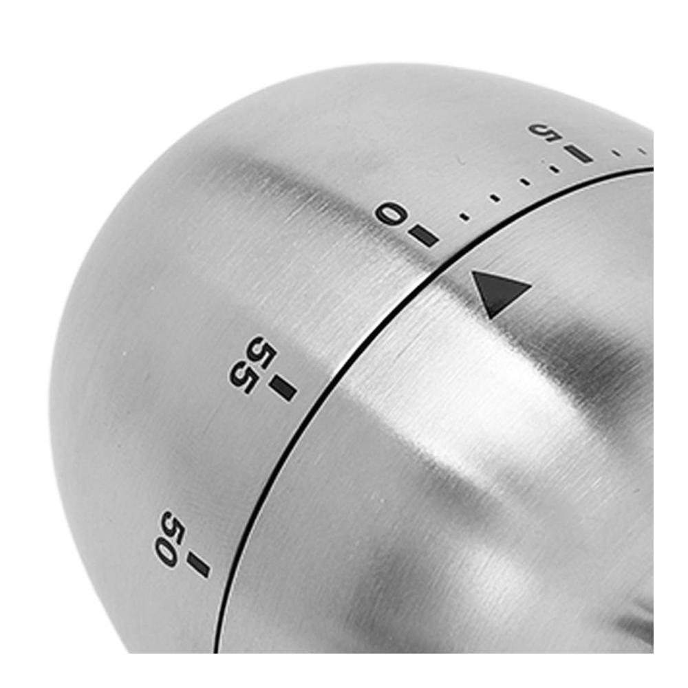 Bringen Sie mit unserem Küchentimer in Apfelform mehr Spaß in Ihre Küche! Aufziehbarer 60-Minuten-Timer aus Edelstahl und Metall mit lautem Alarm. Perfekter manueller Countdown fürs Kochen und Lernen