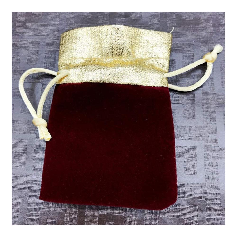 Elegante Gastgeschenke 50 Samtbeutel mit goldenem Rand für Schmuck - Ideal für Hochzeit Party Weihnachten & DIY Handwerk - Praktisch und stilvoll