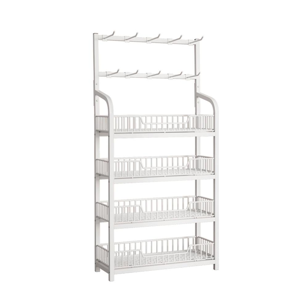 4 Tier White
