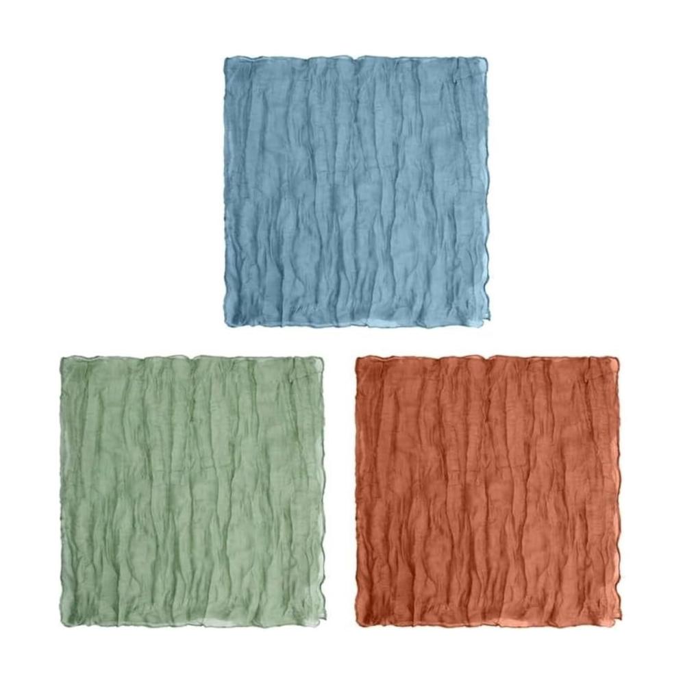 Erstellen Sie eine elegante Tischdekoration mit hochwertigen Stoffservietten – 6 Stück 51 x 51 cm. Weiche Gaze perfekt für Hochzeiten und Veranstaltungen