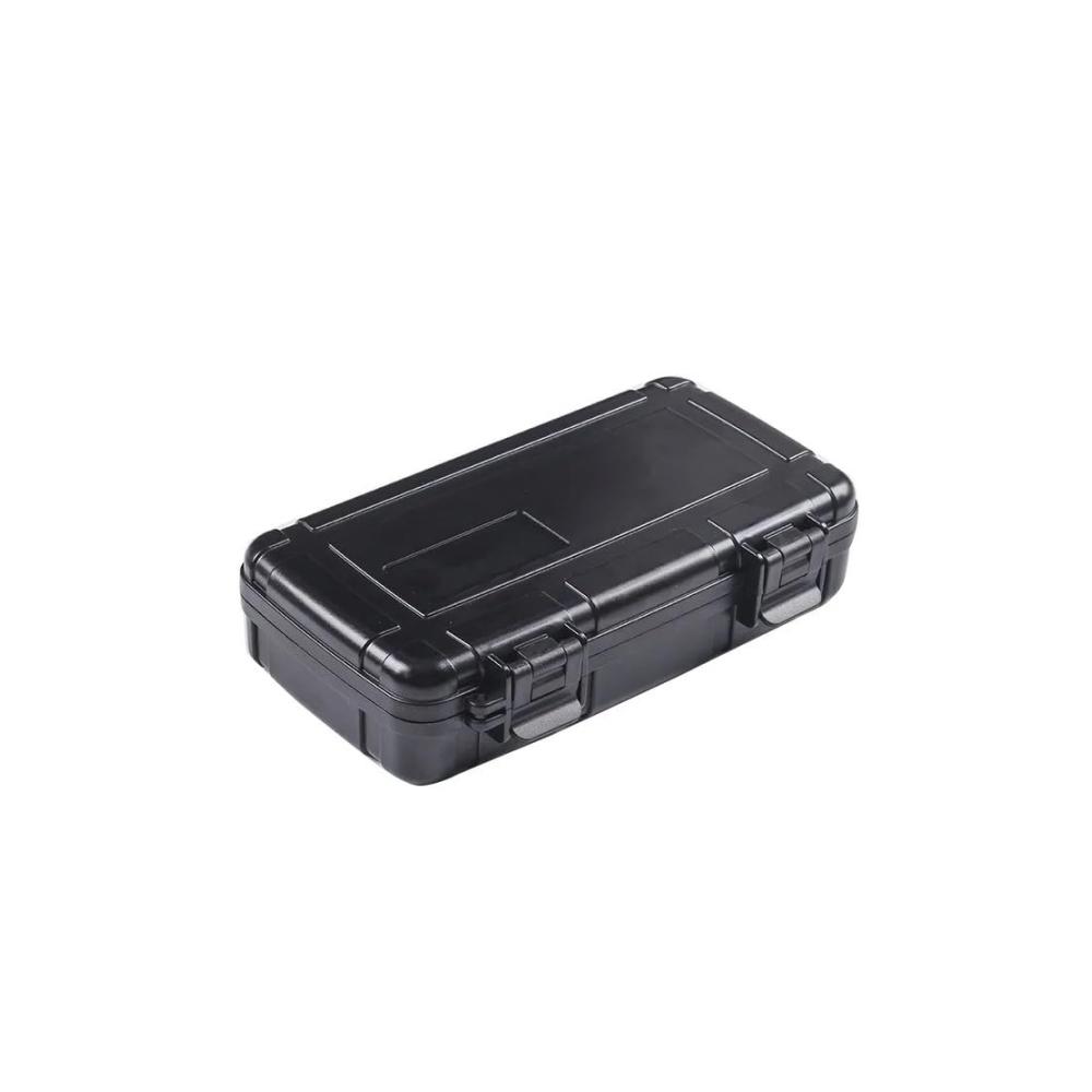 Premium Zigarren Humidor Reise-Etui mit Luftbefeuchter | Zedernholzspäne für optimale Lagerung | Wasserdichte Aufbewahrungsbox für Zuhause Büro & Unterwegs | Ideales Accessoire für Aficionados