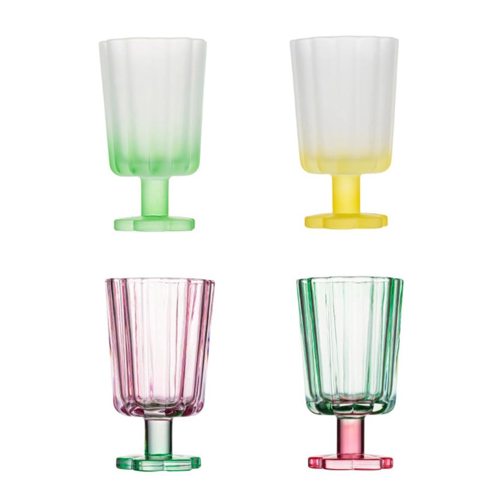 Entspannen Sie stilvoll Whiskeygläser Set für anspruchsvolle Genießer - Gekühlte Glasschalen in lebendigen Farben perfekt für Sommergenuss zu H