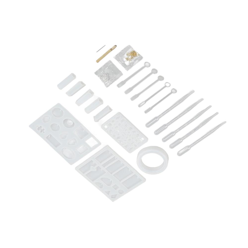 Premium Gießöfen Set für DIY-Schmuckherstellung | Glattere Oberfläche & Wiederverwendbare Silikonformen | Ideal für Kunstschmuck-Anhänger | Leicht zu handhaben & langlebig