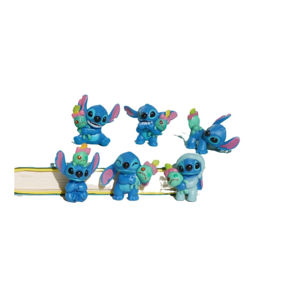 Edles Zierschmuck Mini Figuren Set - Perfekt für Wohnzimmer und Kinderpartys! Dekorieren Sie Ihren Tisch mit 6 entzückenden Figuren - Ideales Geburtstagsparty und Schlafzimmer Accessoire