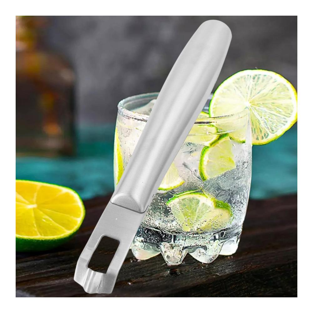 Entdecken Sie die Magie des Zesters! Hochwertiger Edelstahl-Zitronenschäler – Robuster Multifunktions-Schälrasierer mit ergonomischem Griff. Ideal für Zitrusfrüchte und perfektes Garnieren. Ein Must-Have in Ihrer Küche