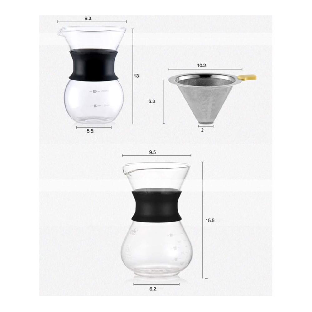 Entdecken Sie die Perfektion Filterkaffeemaschinen mit Borosilikatglaskaraffe und Edelstahlfilter für ein unvergleichliches Kaffeeerlebnis zu Hause