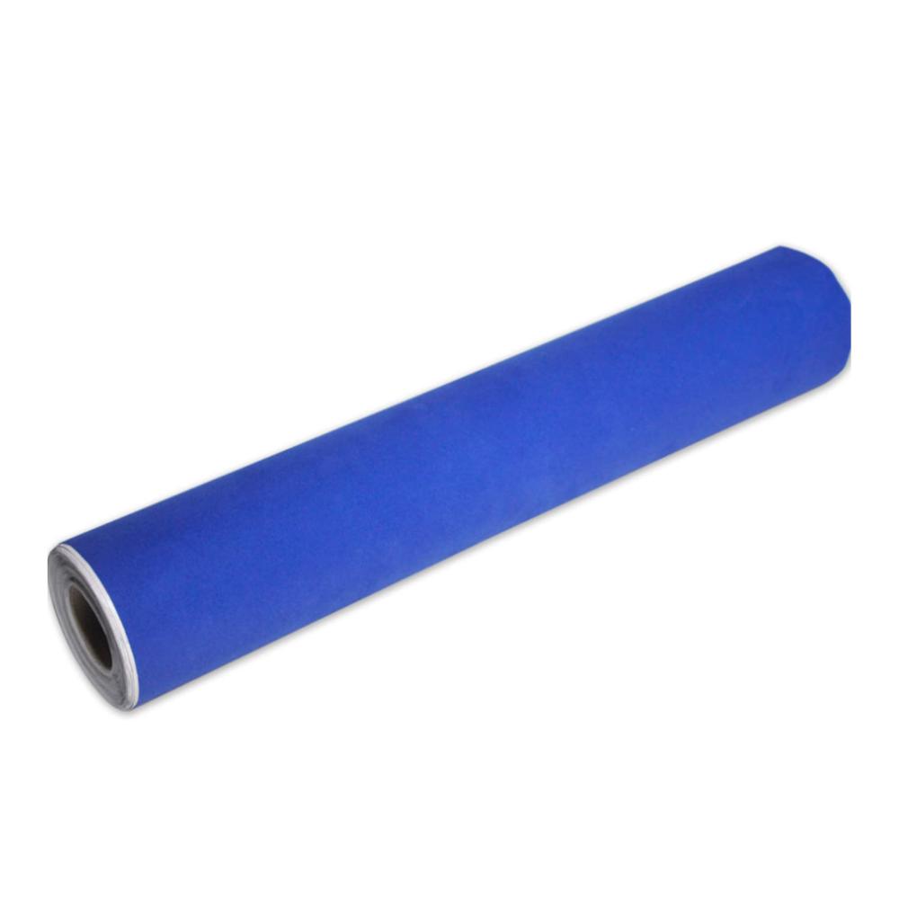 Filz Selbstklebend 45x200cm Blau | Klebriger Filz für Möbel & Bastelprojekte | Selbstklebender Folien-Filz für Boxen Tischbeine Stühle Bilderrahmen | Schützt und Dekoriert