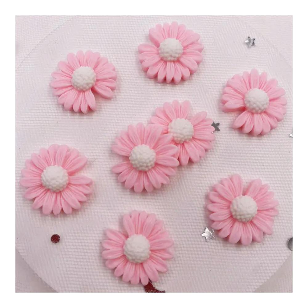 DIY Scrapbook Traum 20 Knöpfe mit Gänseblümchen-Design für einzigartige Handwerkskreationen – Dekorieren Sie Ihre Projekte mit diesen charmanten Cabochon-Steinen