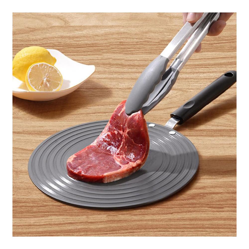 Erstklassige Crepe-Pfannen Aluminium-Wärmeverteiler für gleichmäßige Erwärmung auf Gasherdplatten - Langlebig & effizient für perfekte Crepes - Metall Wärmeleitungsplatte für optimale Wärmeleitung