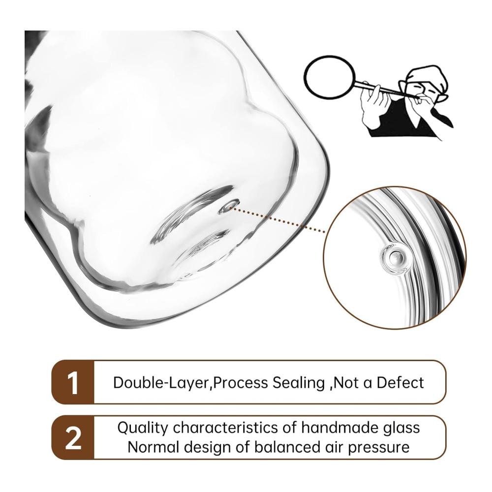 Entdecken Sie den Genuss 6er Set Latte Macchiato Gläser 450ml - Doppelwandig & Spiralförmig für perfekte Temperatur. Inklusive 6 Löffel und Untersetzer. Stilvoll genießen mit Thermoglas Espressotassen Kaffeebechern Capuccino-Tassen und Eisbechern. Verleihen Sie Ihrem Kaffee- und Teegenuss eine neue Dimension