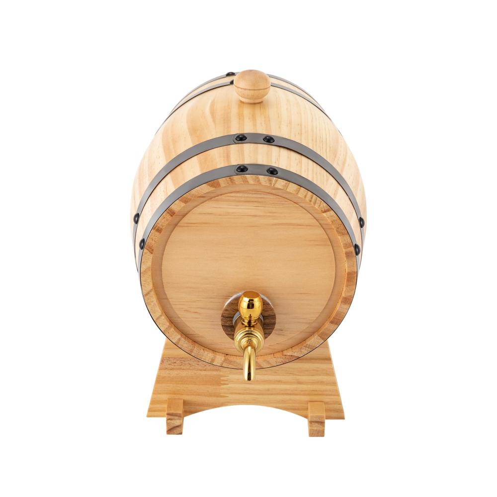 Entdecken Sie das Ultimative Cocktail-Sets 3L Weinfass & 0.8 Gal Holz Whiskey Fass mit Ständer Spund und Zapfhahn. Perfekte Cocktail Maker Maschine für die Reifung von Whiskey Cocktails Tequila Bier und Wein. Ideale Geschenke für Papa