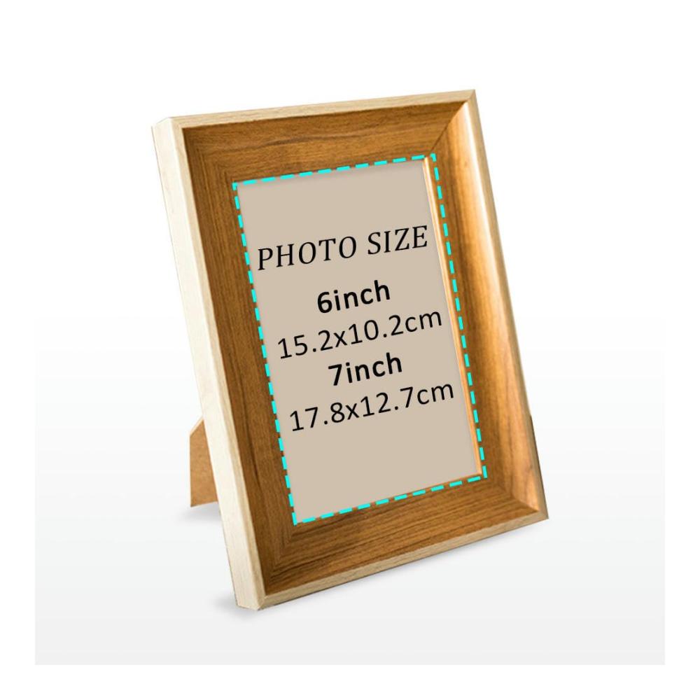 Fotorahmen-Set für Wand & Tisch Kreatives Design für Hochzeit 6 Zoll Bilder Dekoration Collagen & mehr – Inklusive 7 Zoll Rahmen für Vielseitigkeit