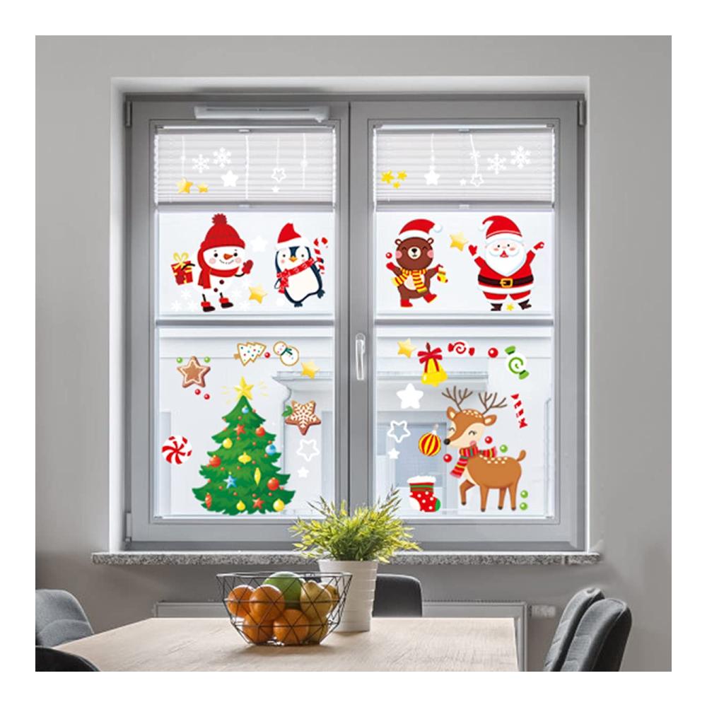 Erstellen Sie eine zauberhafte Winterlandschaft mit unseren Weihnachts Fensterbildern! Dekorieren Sie Ihre Fenster mit wundervollen Schneeflocken und winterlichen Motiven. Perfekt für eine festliche Atmosphäre