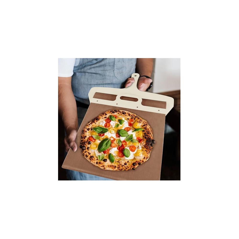 Genießen Sie müheloses Schneiden – Premium Pizzaschneider Set mit ergonomischem Griff für perfekte gleichmäßige Scheiben. Ein Muss für Pizza-Liebhaber