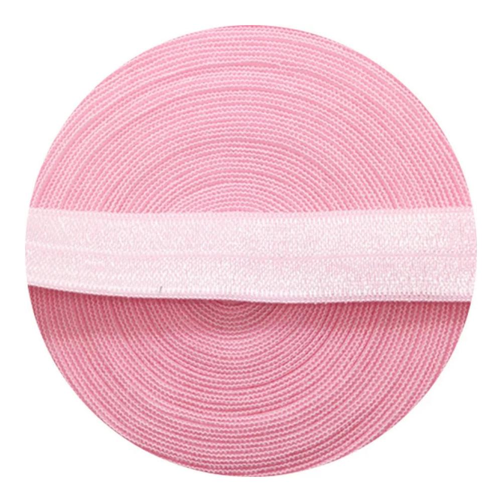 5 Yards elastisches Band - Hochwertiges umklappbares Spandex-Elastikband zum Nähen von Spitzenkanten | Für Bekleidungszubehör | Silber | 15 mm breit | 5 Yards/L