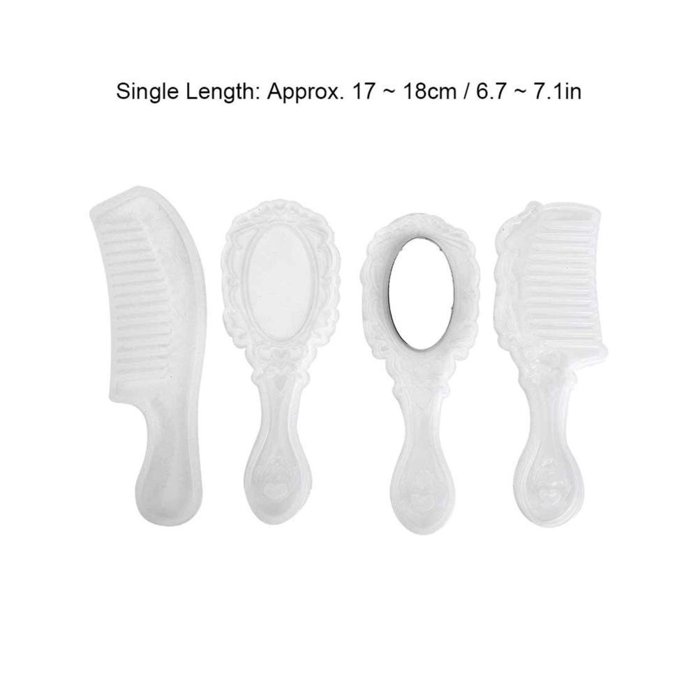 Gießofen-Set für DIY-Hobbyisten 5-teiliges Silikonform-Kit für Spiegel und Kämme - Perfekt für Handwerker und Bastler - Wiederverwendbare Formen für kreative Projekte