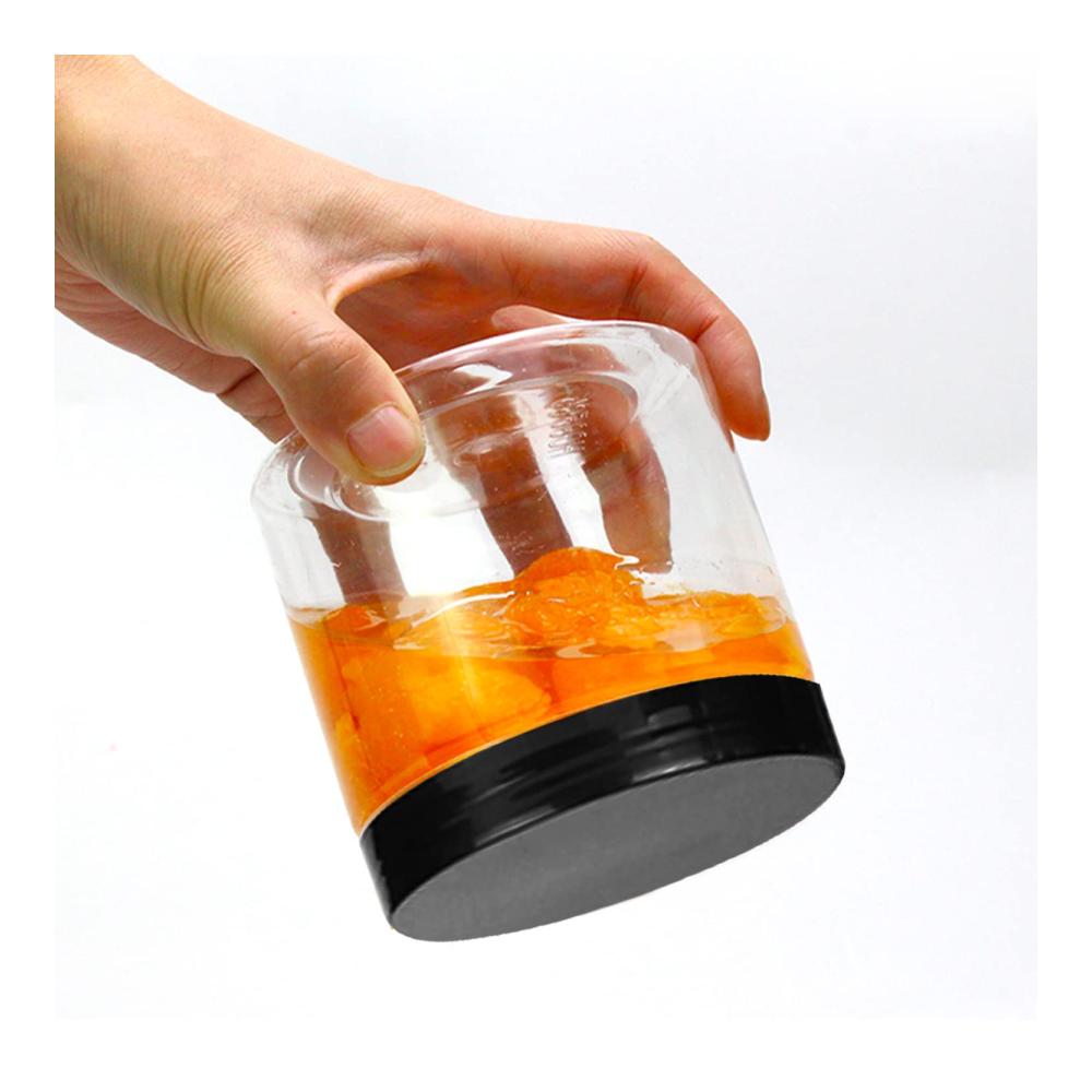 Entdecken Sie die Vielseitigkeit 8er-Set 326ml Glasbehälter & Töpfe mit Deckel - Transparente Kunststoff-Schleim-Behälter für Küche Zuhause & Bastelaufbewahrung. Praktische runde Vorratsdosen mit breiter Öffnung - Ideale Aufbewahrungslösung