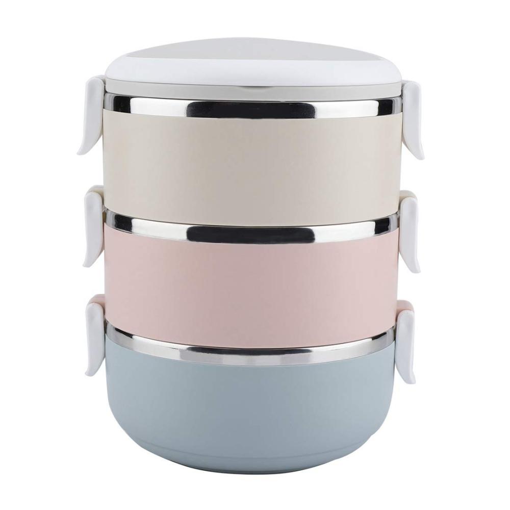 Halten Sie Ihr Essen unterwegs warm! Tragbare Edelstahl-Thermos-Lebensmittelbehälter mit Belüftungsloch 2100 ml Kapazität für frische Mahlzeiten. Perfekte Thermobehälter für Essen