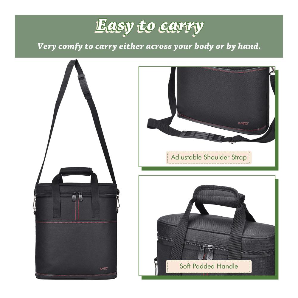 Entdecken Sie Eleganz Premium Sommelier-Set & Kühltasche - Wein & Bier stilvoll transportieren! Isolierte Tasche mit gepolstertem Griff & Schultergurt für Reisen Picknicks & mehr. Ideales Geschenk für Frauen und Männer