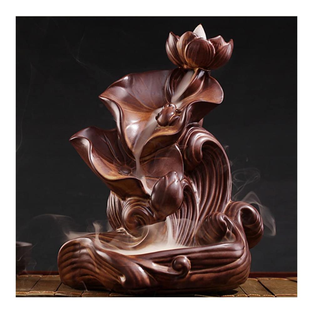 Entdecken Sie Eleganz Teeservice mit Backflow Incense Burner Keramik Requisiten & Ornamenten - Perfekte Ergänzung für entspannte Teezeremonien - 18 *