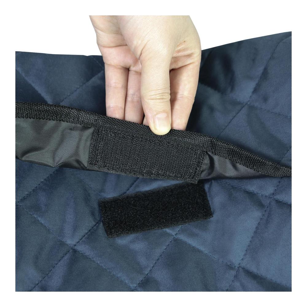 Einkaufstrolley Deluxe Geräumiger Einkaufskorb mit Innentasche und Gesäßtaschen - Praktischer Rollstuhlbegleiter für Männer Frauen & Senioren in stilvollem Dunkelblau
