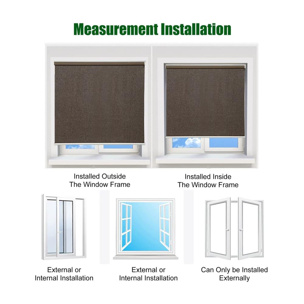 Entdecken Sie das Gelbe Waldmuster - Seitenzug- & Springrollos 100% Licht- und UV-Blockierung Fensterrollos ohne Bohren für Schlafzimmer und Badezimmer Hochwertige Rollschatten Größe 70 cm