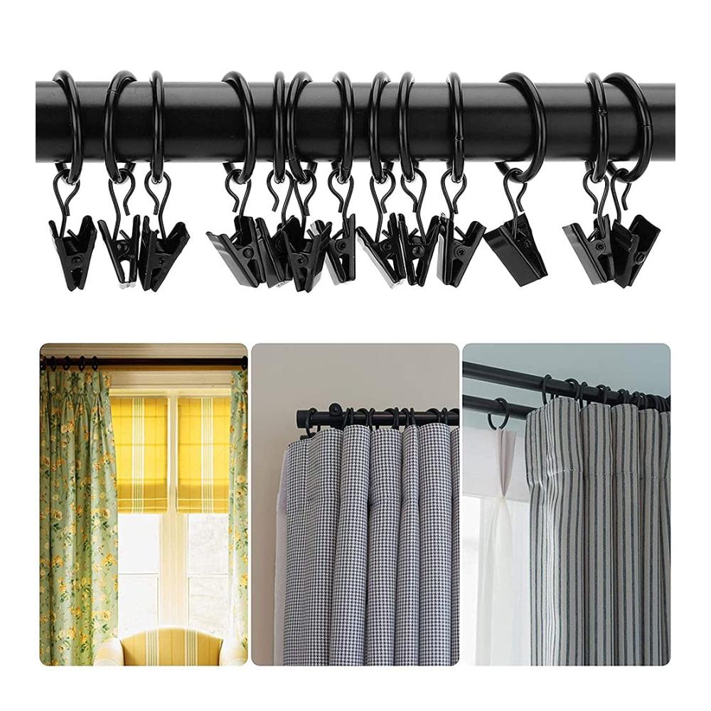 Entdecken Sie Eleganz 30 Vintage Vorhangringe mit Clipper - Metallvorhangringe für stilvolle Gardinen. Perfekt für Vorhänge und Gardinenstangen. Gardinenstangen Ring Clips für mühelose Eleganz