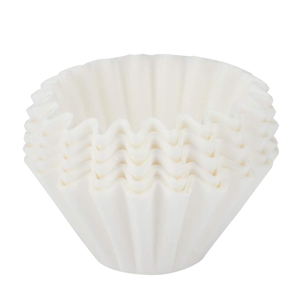 Entdecken Sie den Genuss 50 kuchenbecherförmige gewellte Einweg-Kaffeefilter für perfekten Kaffeegenuss! Hochwertiges Einweg-Kaffeefilterpapier ideal als Ersatz für die Kaffeezubereitung. Kompatibel mit Kaffeefiltern zum Übergießen. Machen Sie jeden Schluck unverg