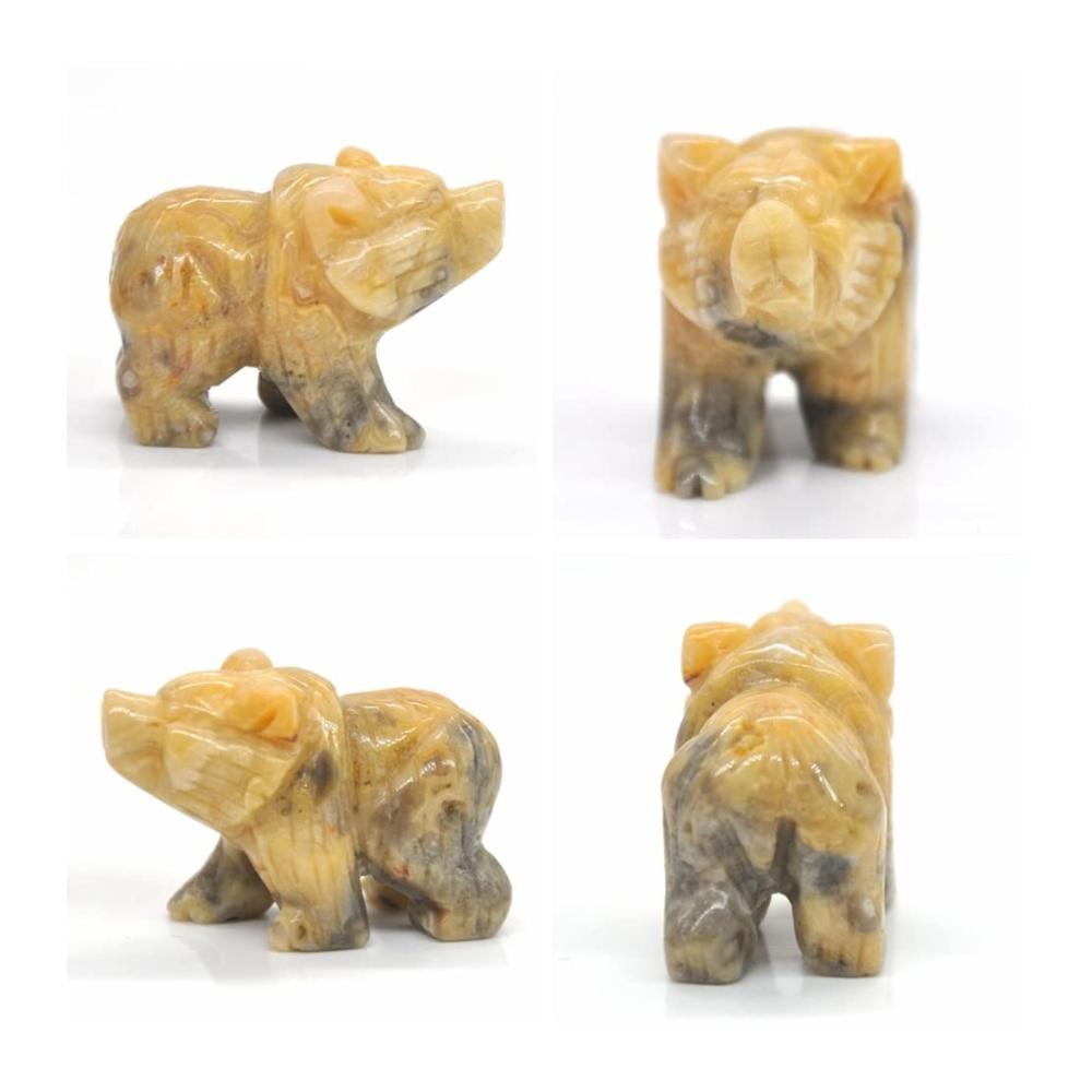 Entdecken Sie die Harmonie mit unserem exquisiten Zimmerbrunnenzubehör-Set! 7 einzigartige Naturkristall-Tierstatuen - Katze Elefant Schildkröte Kaninchen Eule Fisch Bär - perfekt für eine beruhigende Wasserszenerie. Gönnen Sie sich die Schönheit der handgeschnitzten Kristalle und erleben Sie die beruhigende Energie in Ihrem Zuhause. Ideales Geschenk für Tierliebhaber