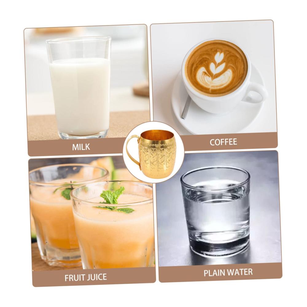 Erfrischend stilvoll 6er Set Wassergläser mit Goldverzierung ideal für Wasser Saft & mehr - Elegante Trinkgläser im Skelett-Design perfekt für jeden Anlass - Hochwertige Legierung für besonderen Genuss - Exklusive Geschenkidee für Liebhaber exquisiter Trink