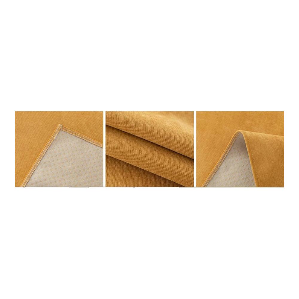 Elastischer Sofabezug Gelb 2-Sitzer Moderne Sofaüberwürfe aus Polyester Einfarbig Schutz & Stil für Ihr Zuhause