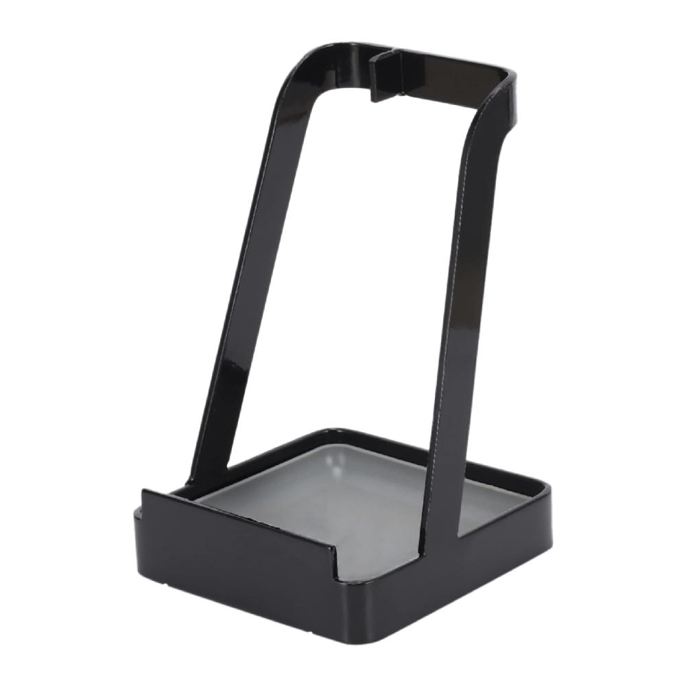 Hängeleisten & -regale für Töpfe | Topfdeckelhalter Küchen-Organizer Löffelablage | Platzsparende Edelstahl-Deckelständer für ordentliche Küchen | Utensilienhalter in Schwarz