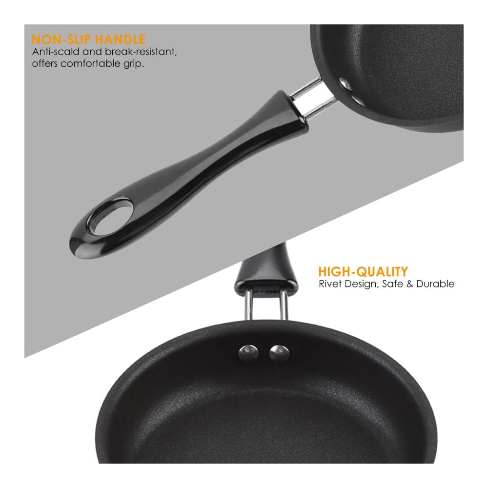 Entfalten Sie Ihre Kochkünste mit unserer Mini-Bratpfanne für ein Ei! Tragbare Eleganz für pochierte Eier und mehr. Perfekt für den Haushalt passt auf kleine Gasherde und Induktionsherde. Bereichern