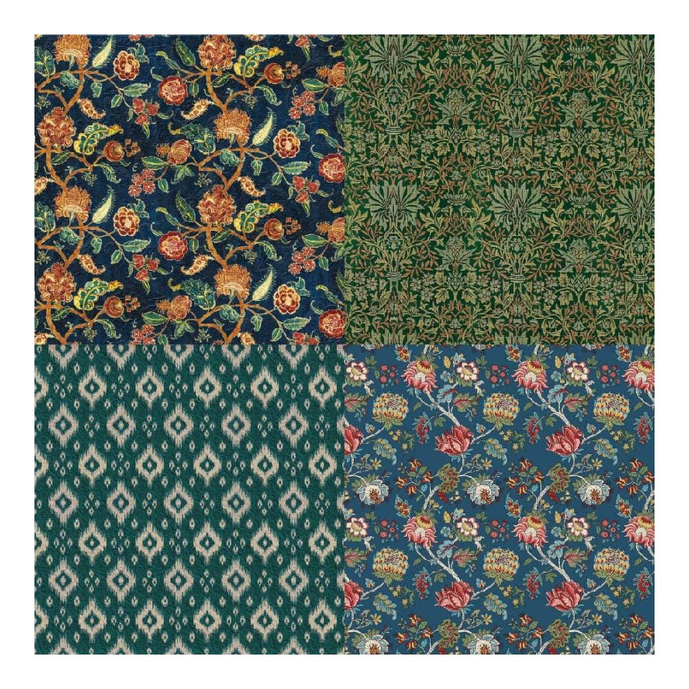 Entdecken Sie kreative Möglichkeiten mit unserem hochwertigen Dekorpapier-Set! 48 Blätter gemustertes Papier im Vintage-Stil für DIY Bastelprojekte Karten Fotoalben und Dekoration. Einseitig bedruckt 152x52 cm mit bezaubernden Blumenmustern. Verleihen Sie Ihren Projekten einen einzigartigen Charme
