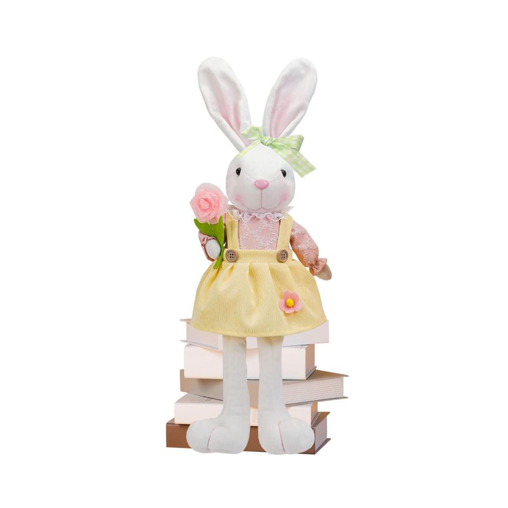Frohe Ostern feiern mit unserem 44 cm Konfetti-Karottenkaninchen! Perfekte Partydekoration für Wohnzimmer Schlafzimmer und Kinderzimmer. Ein fröhliches Geschenk für Geburtstage und Ostern
