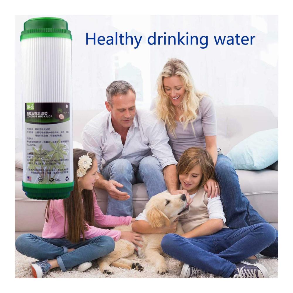 Premium CTO 10 Kokosnuss-Kohlenstoffblock Wasserfilterkartuschen (2 Stück) – Hochleistungsfilter für Trinkwasser & Umkehrosmose-Systeme effektive Reinigung & Frische