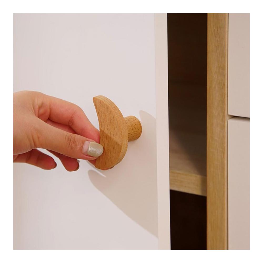 Entdecken Sie Stil mit Kommodenknöpfen & -griffen Holz-Schubladenknöpfe mit Cartoon-Motiv für langlebige Eleganz. Vielseitige Anwendung in Schränken inklusive Schraubenset. Holen Sie sich hochwertige Holz-Möbelgriffe mit einem Hauch von Sternen