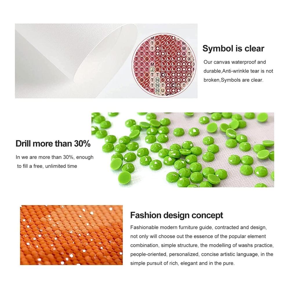 5D Diamantmalerei Bausätze - DIY Schöne Blumen Malen nach Zahlen - Komplettes Set für Erwachsene - 40x50cm - Rahmenlos - Ideales Hobby für Kreativität und Entspannung - Perfektes Geschenk für Kunstliebhaber