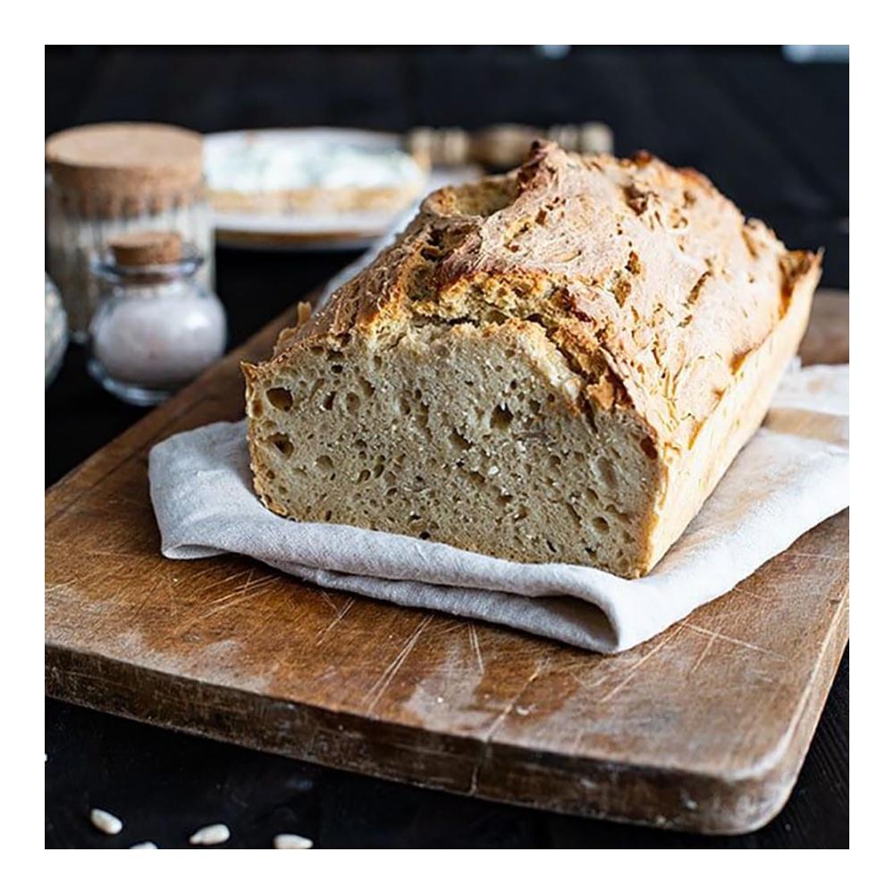2er Set Gärkörbchen aus natürlichem Rattan mit Leinentuch für perfekte Brotteige | Bäckerzubehör für knuspriges Baguette Sauerteigbrot und mehr | Ideale Teigruhe und Fermentation in der Küche 75x45cm