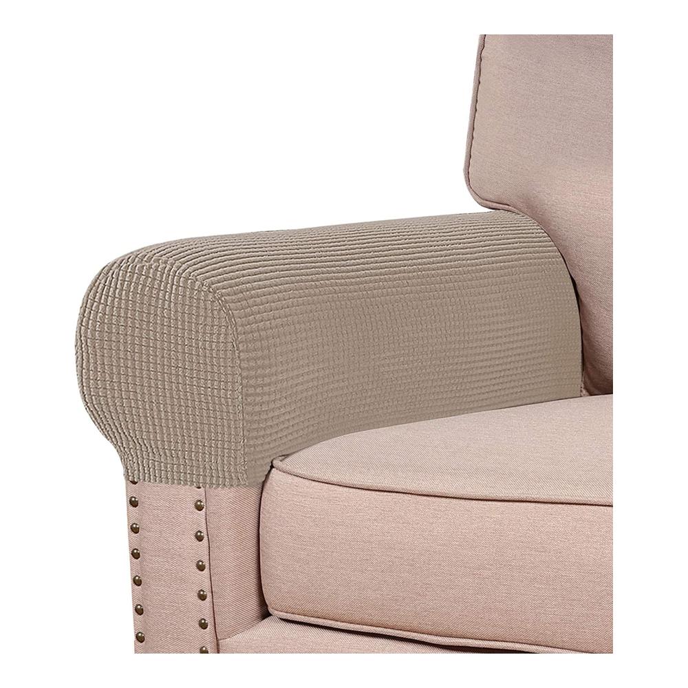 Entdecken Sie Luxus mit unseren eleganten Sofaüberwürfen – Stretch-Armlehnenbezüge aus hochwertigem Spandex für Stühle Couch Sofa und Sessel. Schützen Sie Ihren Liegestuhl mit diesen schicken Schonbezügen. Unsere 2-teiligen Armlehnenschutzbezüge sind perfekt für Familien mit Hunden und Katzen. Geben Sie Ihrem Sofa einen neuen Look und lassen Sie es gleichzeitig vor Kratzern und Flecken geschützt sein. Stilvoll bequem und tierfreundlich – die ideale Lösung für Ihr