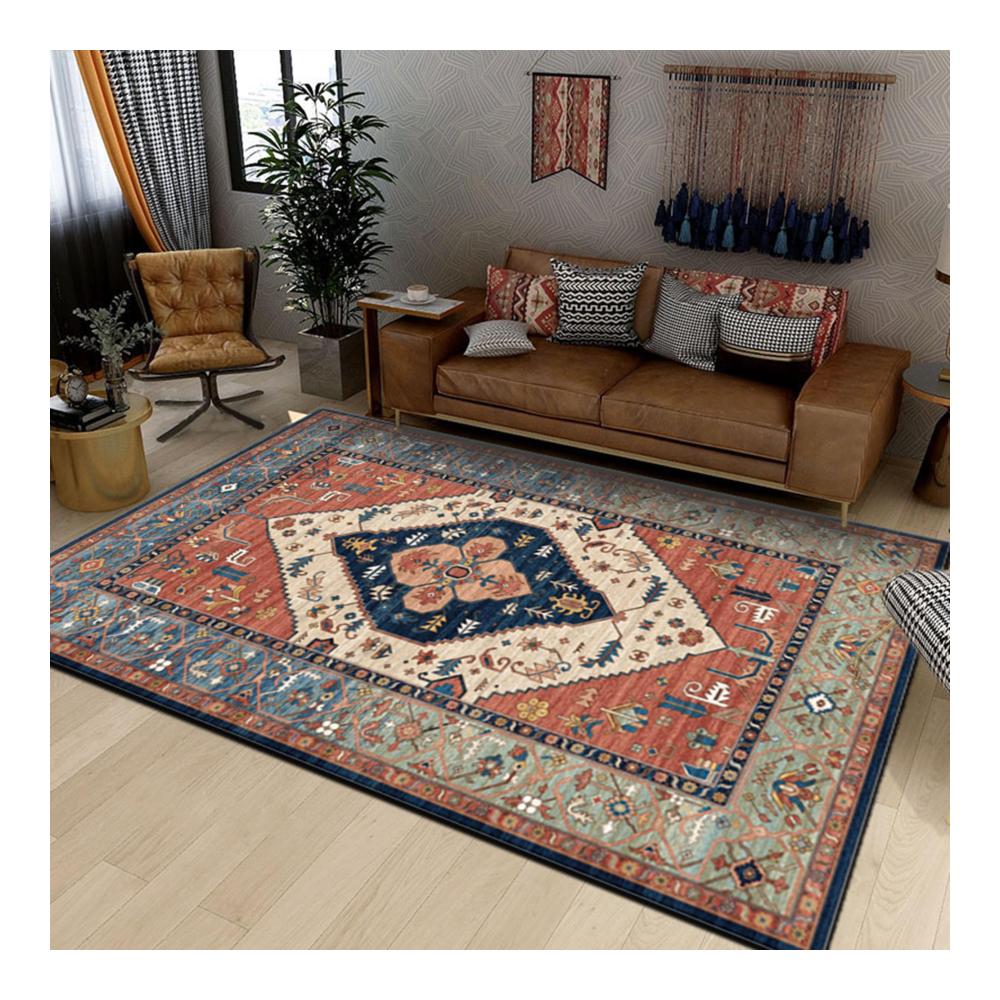Die neuen Vintage-Teppiche für Ihren Wohn- Schlaf- Essbereich und Flur. Rutschfeste Lounge-Teppiche für Küche Spielbereich und Kinderzimmer maschinenwaschbar und 180 x 120 cm in Stil 6