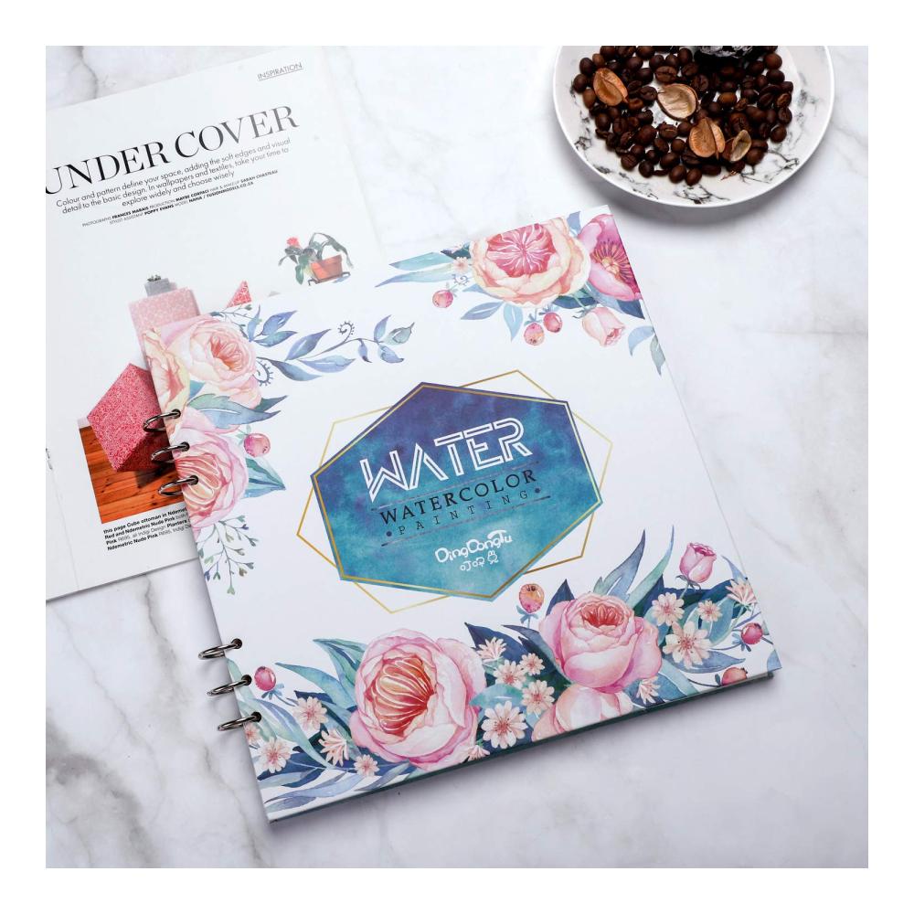 Premium Skizzenbuch mit 20 Blättern | Spiralbindung Hardcover | 300g Aquarellpapier | Ideal für Künstler Anfänger Kinder & Schüler | Blanko Notizbuch für Malen Aquarell & Skizzieren