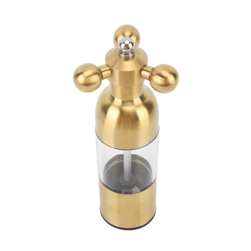 Erhöhen Sie Ihren Genuss mit unserer hochwertigen Pfeffermühle. Verstellbarer Keramikrotor für feine bis grobe Mahlung. Ideal für Küche und Tisch. Nachfüllbar und manuell. Goldene Note für Eleganz und Stil. Bestellen Sie